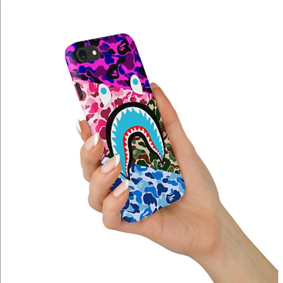 MultiColor Bape Shark Case For all iPhones! - Picture 3 of 3